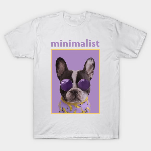 The minimalist dog T-Shirt by the_minimalist